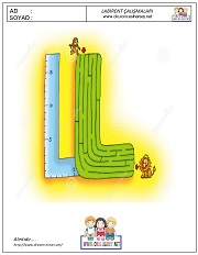 anaokulları için Labirent Bulmaca